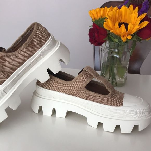 Free People Jeffrey Campbell Marley Mary Jane Platforms size 7.5 - Picture 10 of 13